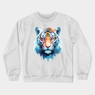 Tiger Animal Freedom World Wildlife Wonder Abstract Crewneck Sweatshirt